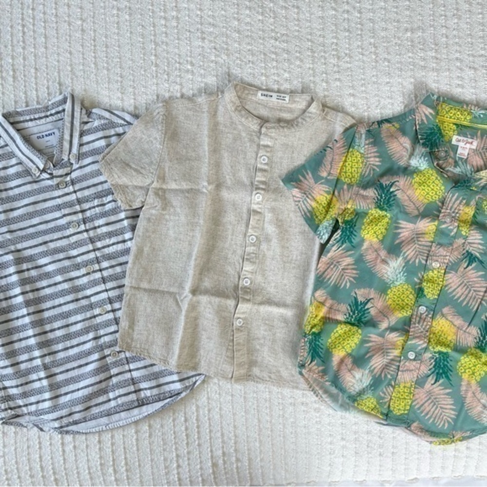 Bundle of 3 summer shirts Old Navy Cat&Jack SHEIN summer vacation style